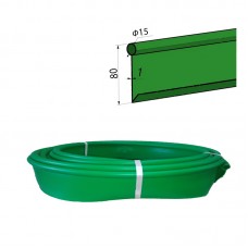 Бордюр лента Кантри МИНИ садовый пластиковый зеленый Б-1000.15.8-ПП